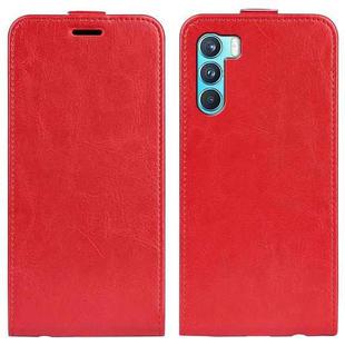 For OPPO K9 Pro R64 Texture Single Vertical Flip Leather Protective Case with Card Slots & Photo Frame(Red)