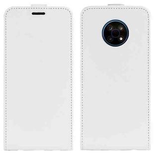 For Nokia G50 R64 Texture Single Vertical Flip Leather Protective Case with Card Slots & Photo Frame(White)