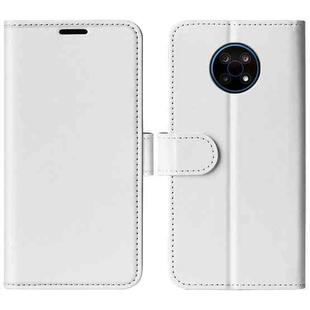 For Nokia G50 R64 Texture Single Horizontal Flip Phone Protective Case with Holder & Card Slots & Wallet& Photo Frame(White)