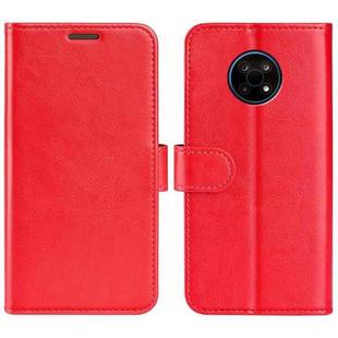 For Nokia G50 R64 Texture Single Horizontal Flip Phone Protective Case with Holder & Card Slots & Wallet& Photo Frame(Red)
