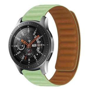 Silicone Magnetic Watch Band For Huawei Watch GT2 46mm,width:22mm(Pine Flower Green)