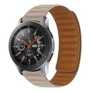 Silicone Magnetic Watch Band For Huawei Watch GT(Khaki)