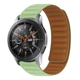 22mm Silicone Magnetic Watch Band For Honor Watch GS3 / Magic (Pine Flower Green)