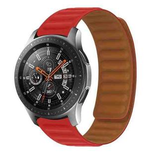 For Samsung Galaxy Gear 2 R380 Silicone Magnetic Watch Band(Red)