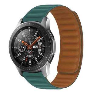 For Samsung Galaxy Live SM-R382 Silicone Magnetic Watch Band(Malachite Green)