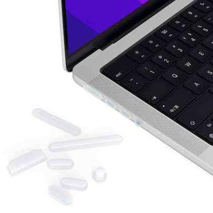 ENKAY Hat-Prince Silicone Anti-dust Plugs for MacBook Air 13.6 2022/2024 A2681 (M2) / A3113 (M3)(Translucent)