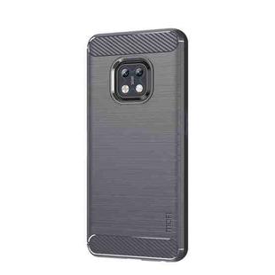 For Nokia XR20 MOFI Gentleness Series Brushed Texture Carbon Fiber Soft TPU Case(Gray)
