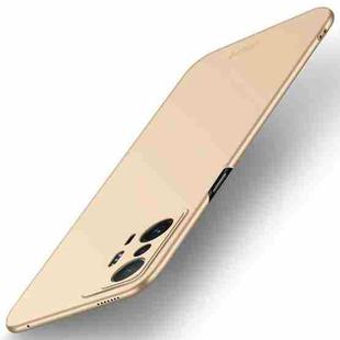 For Xiaomi Mi 11T / 11T Pro MOFI Frosted PC Ultra-thin Hard Phone Case(Gold)