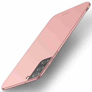 For Samsung Galaxy S22+ 5G MOFI Frosted PC Ultra-thin Hard Phone Case(Rose gold)