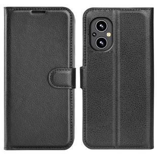 For OnePlus Nord N20 5G Litchi Texture Horizontal Flip Protective Case with Holder & Card Slots & Wallet(Black)