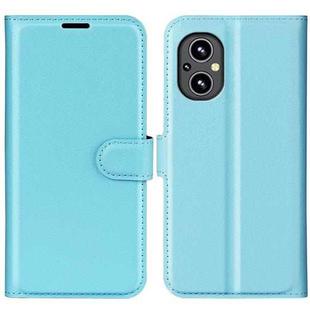 For OnePlus Nord N20 5G Litchi Texture Horizontal Flip Protective Case with Holder & Card Slots & Wallet(Blue)