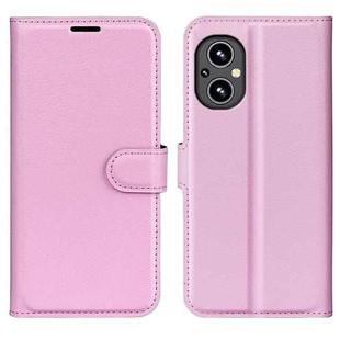 For OnePlus Nord N20 5G Litchi Texture Horizontal Flip Protective Case with Holder & Card Slots & Wallet(Pink)