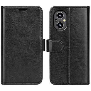 For OnePlus Nord N20 5G R64 Texture Single Horizontal Flip Phone Protective Case with Holder & Card Slots & Wallet& Photo Frame(Black)