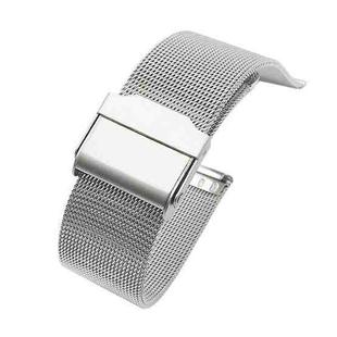For Huawei Watch GT Runner Stainless Steel Milan Double Buckle Watch Band(Silver)