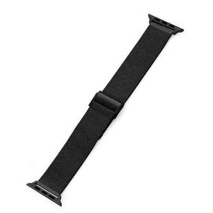 Milan Meta Watch Band For Apple Watch Series 8&7 41mm / SE 2&6&SE&5&4 40mm / 3&2&1 38mm(Black)