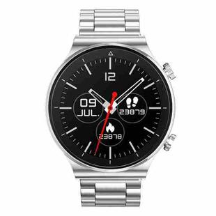 N58 IP67 1.28 inch Touch Color Screen Smart Watch(Stainless Steel Silver)