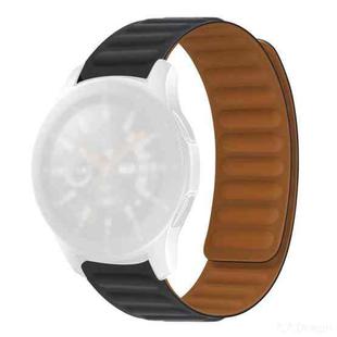 Silicone Magnetic Watch Band For Huawei GT 3 42mm(Black)