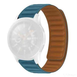 Silicone Magnetic Watch Band For Huawei GT 3 42mm(Cape Blue)