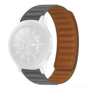 Silicone Magnetic Watch Band For Huawei GT 3 42mm(Gray)