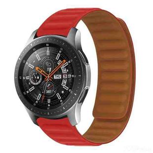 Silicone Magnetic Watch Band For Huawei GT 2 42mm(Red)
