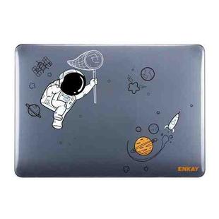 For MacBook Air 13.3 inch A1932 2018 ENKAY Spaceman Pattern Laotop Protective Crystal Case(Spaceman No.2)
