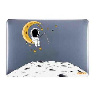 For MacBook Air 13.3 inch A1932 2018 ENKAY Spaceman Pattern Laotop Protective Crystal Case(Spaceman No.3)