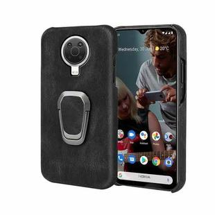 For Nokia G20 Ring Holder PU Phone Case(Black)