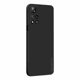 For Xiaomi Redmi Note 11 Pro / 11 Pro+ PINWUYO Liquid Silicone TPU Phone Case(Black)