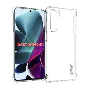 For Motorola Edge S30 / Moto G200 5G ENKAY Transparent TPU Shockproof Case