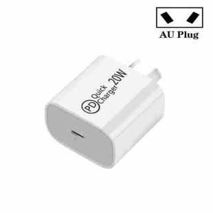AU-20W PD USB-C / Type-C Travel Charger for Mobile Phone, AU Plug