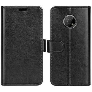 For Nokia G300 R64 Texture Single Horizontal Flip Phone Case(Black)