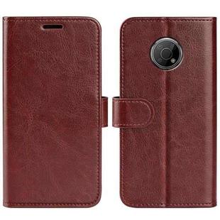 For Nokia G300 R64 Texture Single Horizontal Flip Phone Case(Brown)