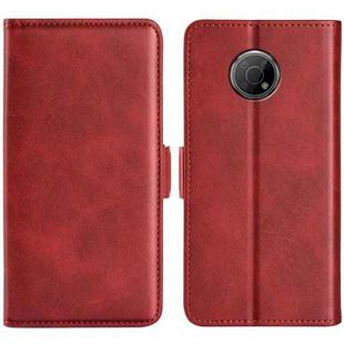 For Nokia G300 Dual-side Magnetic Buckle Leather Phone Case(Red)