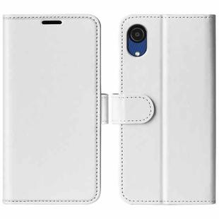 For Samsung Galaxy A03 Core R64 Texture Flip Leather Case(White)