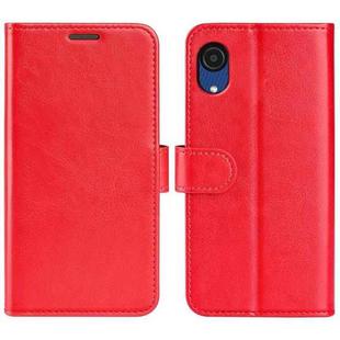 For Samsung Galaxy A03 Core R64 Texture Flip Leather Case(Red)