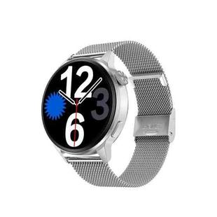 DT4 1.36 inch Steel Watchband Color Screen Smart Watch(Silver)
