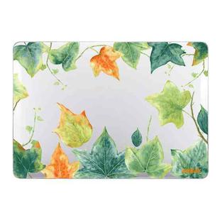 ENKAY Hat-Prince Forest Series Pattern Laotop Protective Crystal Case for MacBook Air 13.3 inch A1932 2018(Ivy Leaf Pattern)