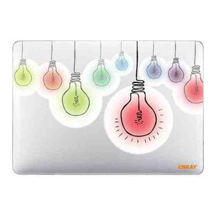 ENKAY Hat-Prince Forest Series Pattern Laotop Protective Crystal Case for MacBook Air 13.3 inch A1932 2018(Bulb Pattern)