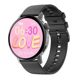 DT3 Mini 1.19 inch Silicone Watchband Color Screen Smart Watch(Black)