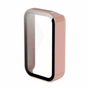 For Xiaomi Redmi smart band pro PC + Toughened Film Integrated Case(Pink)