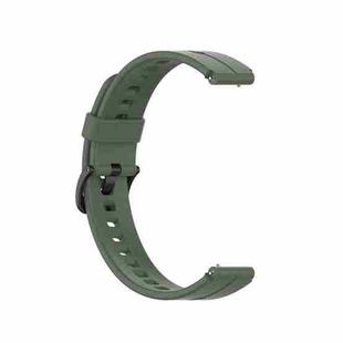 For Huawei Watch Fit mini Solid Silicone Watch Band(Green)