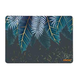 ENKAY Hat-Prince Natural Series Laotop Protective Crystal Case for MacBook Pro 13.3 inch A2251 / A2289 / A2338 2020(Palm Leaf)