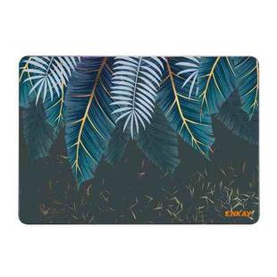 For MacBook Air 13.3 inch A1932 2018 ENKAY Hat-Prince Natural Series Laotop Protective Crystal Case(Palm Leaf)