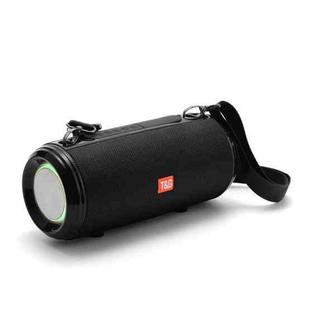 T&G TG537 RGB Light Portable Waterproof Bluetooth Speaker Supports FM / TF Card(Black)
