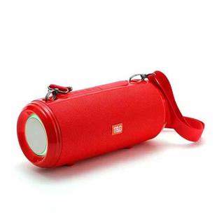 T&G TG537 RGB Light Portable Waterproof Bluetooth Speaker Supports FM / TF Card(Red)