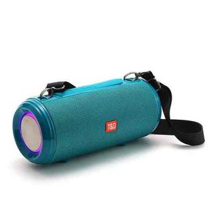 T&G TG537 RGB Light Portable Waterproof Bluetooth Speaker Supports FM / TF Card(Green)