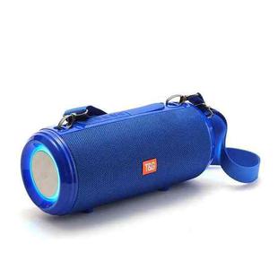 T&G TG537 RGB Light Portable Waterproof Bluetooth Speaker Supports FM / TF Card(Blue)
