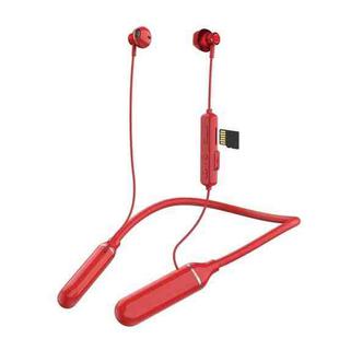 K1688 Neck-mounted Noise Cancelling IPX5 Sports Bluetooth Headphone(Red)