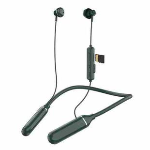 K1688 Neck-mounted Noise Cancelling IPX5 Sports Bluetooth Headphone(Green)