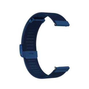 For Huawei Watch GT Runner Milan Metal Steel Mesh Buckle Watch Band(Blue)